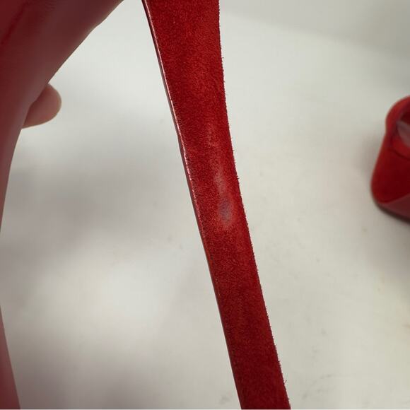 Christian Louboutin Torrida Alta 150 Suede Sandal Heels - Picture 9 of 11